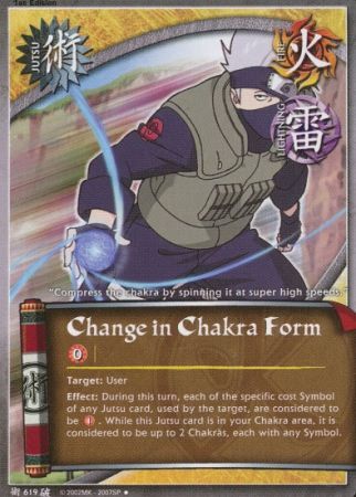 Change in Chakra Form 619 Uncommon Naruto Broken Promise Change in Chakra Form 619 Uncommon Naruto Broken Promise