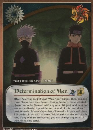 Determination of Men 618 Super Rare Naruto Broken Promise Determination of Men 618 Super Rare Naruto Broken Promise