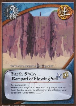 Earth Style Rampart of Flowing Soil 588 Common Earth Style Rampart of Flowing Soil 588 Common