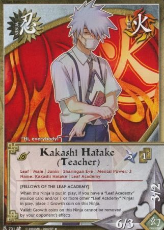 Kakashi Hatake Teacher 731 Uncommon Kakashi Hatake Teacher 731 Uncommon