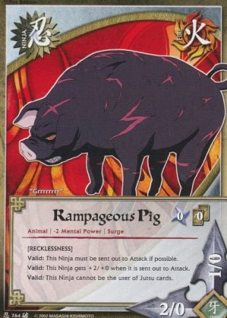 Rampageous Pig 764 Common Naruto Broken Promise Rampageous Pig 764 Common Naruto Broken Promise