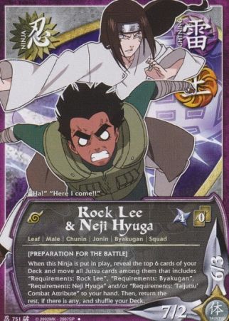 Rock Lee Neji Hyuga Naruto Broken Promise Evo Trollandtoa