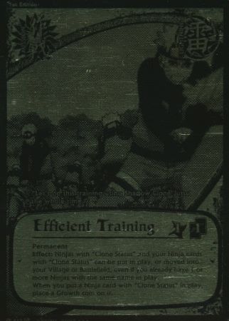 Efficient Training Black and Gold 617 Super Rare Naruto Broken Promise Efficient Training Black and Gold 617 Super Rare Naruto Broken Promise