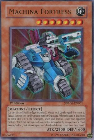 Machina Fortress SDMM EN001 Ultra Rare 1st Edition Structure Deck Machina Mayhem 1st Edition Singles Machina Fortress SDMM EN001 Ultra Rare 1st Edition Structure Deck Machina Mayhem 1st Edition Singles