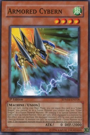 Armored Cybern SDMM EN018 Common 1st Edition Structure Deck Machina Mayhem 1st Edition Singles Armored Cybern SDMM EN018 Common 1st Edition Structure Deck Machina Mayhem 1st Edition Singles