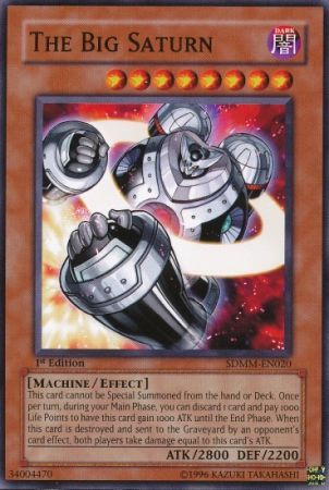 The Big Saturn SDMM EN020 Common 1st Edition Structure Deck Machina Mayhem 1st Edition Singles The Big Saturn SDMM EN020 Common 1st Edition Structure Deck Machina Mayhem 1st Edition Singles
