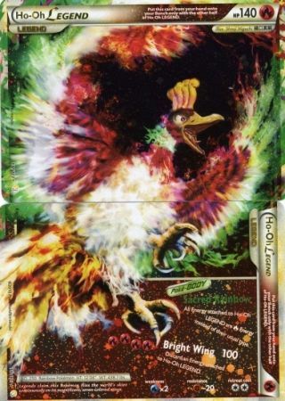Pokemon TCG Ho-Oh Legend 111/123 & 112/123 Heart Gold Soul Silver Ultra Rare Set 