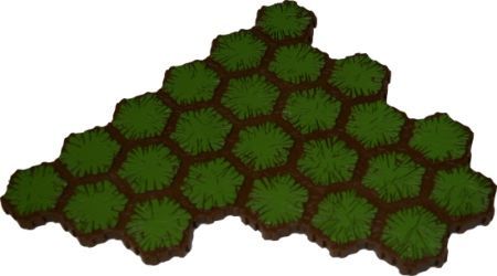 Grass Tile 24 hex Heroscape Terrain Heroscape Terrain Tiles ALL Grass Tile 24 hex Heroscape Terrain Heroscape Terrain Tiles ALL