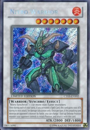Nitro Warrior CT05 ENS02 Secret Rare Yu Gi Oh Promo Cards Nitro Warrior CT05 ENS02 Secret Rare Yu Gi Oh Promo Cards