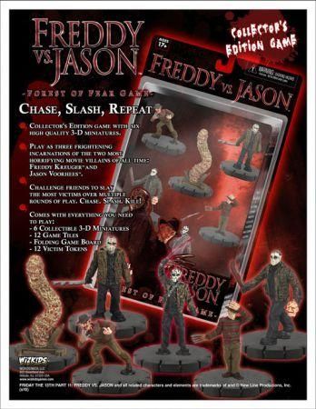 Freddy vs Jason Forest of Fear Game HorrorClix Boosters Starters and Retail Products Freddy vs Jason Forest of Fear Game HorrorClix Boosters Starters and Retail Products