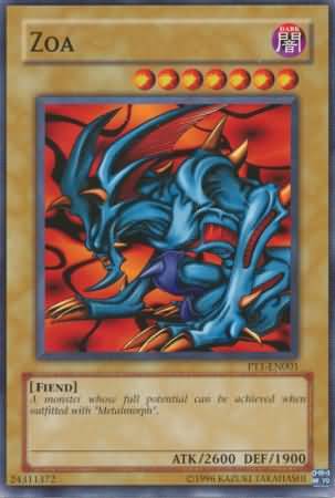 Zoa PT1 EN001 Common Yu Gi Oh Promo Cards Zoa PT1 EN001 Common Yu Gi Oh Promo Cards