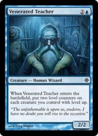 Venerated Teacher Rise of the Eldrazi Singles Venerated Teacher Rise of the Eldrazi Singles