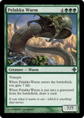 Pelakka Wurm Rise of the Eldrazi Singles Pelakka Wurm Rise of the Eldrazi Singles