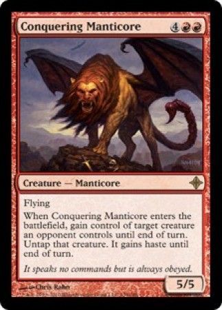Conquering Manticore Rise of the Eldrazi Singles Conquering Manticore Rise of the Eldrazi Singles