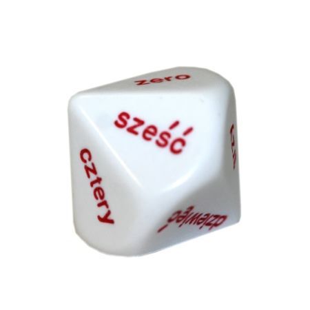 Koplow Polish Word Numbers d10 Single Die 15172 Dice Life Counters Tokens Koplow Polish Word Numbers d10 Single Die 15172 Dice Life Counters Tokens