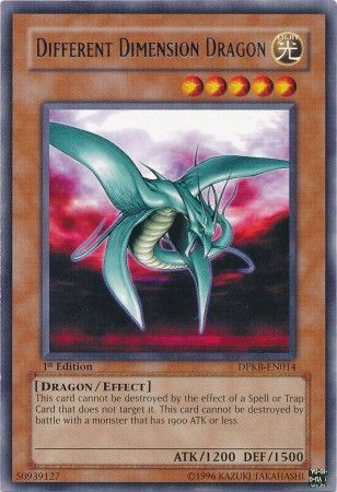 Different Dimension Dragon DPKB EN014 Rare 1st Edition Different Dimension Dragon DPKB EN014 Rare 1st Edition