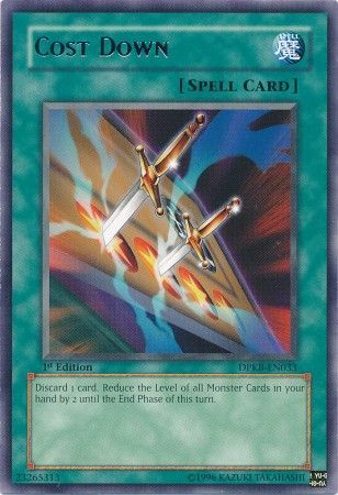 Cost Down DPKB EN033 Rare 1st Edition Cost Down DPKB EN033 Rare 1st Edition