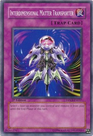 Interdimensional Matter Transporter DPKB EN037 Common 1st Edition Duelist Pack Kaiba 1st Edition Singles Interdimensional Matter Transporter DPKB EN037 Common 1st Edition Duelist Pack Kaiba 1st Edition Singles