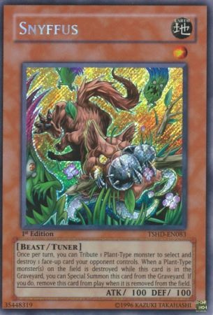 Snyffus TSHD EN083 Secret Rare 1st Edition Snyffus TSHD EN083 Secret Rare 1st Edition
