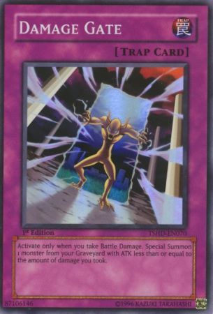 Damage Gate TSHD EN070 Super Rare 1st Edition Damage Gate TSHD EN070 Super Rare 1st Edition