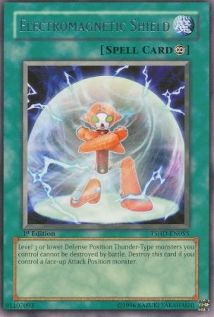 Electromagnetic Shield TSHD EN055 Rare 1st Edition The Shining Darkness TSHD 1st Edition Singles Electromagnetic Shield TSHD EN055 Rare 1st Edition The Shining Darkness TSHD 1st Edition Singles