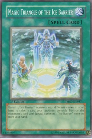 Magic Triangle of the Ice Barrier TSHD EN057 Common 1st Edition Magic Triangle of the Ice Barrier TSHD EN057 Common 1st Edition