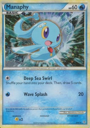 Manaphy 3 95 Holo Rare Manaphy 3 95 Holo Rare