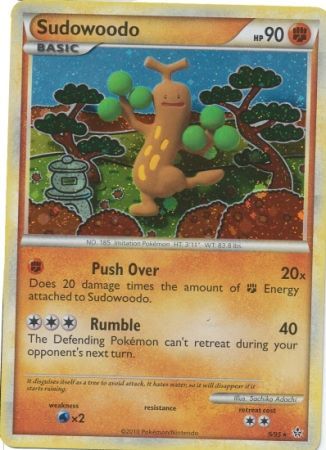 Sudowoodo 9 95 Holo Rare Sudowoodo 9 95 Holo Rare