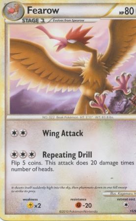 Fearow 15 95 Rare HGSS Unleashed Singles Fearow 15 95 Rare HGSS Unleashed Singles