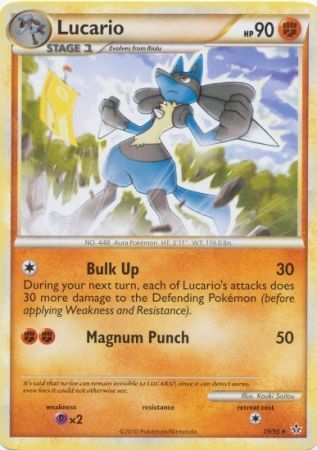 Lucario Holo - Unbroken Bonds Pokémon card 126/214