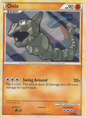 Onix 92/130 - Diamond & Pearl - Common - Pokemon Card TCG