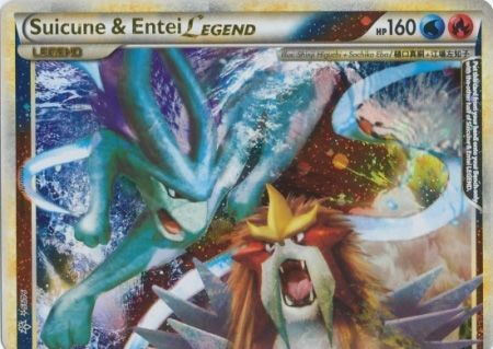 Raikou & Suicune LEGEND  Rare pokemon cards, Pokemon cards for