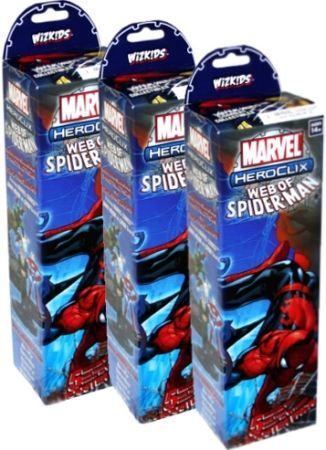 Web of Spiderman Case of 2 Booster Bricks Marvel Heroclix Heroclix Sealed Product Web of Spiderman Case of 2 Booster Bricks Marvel Heroclix Heroclix Sealed Product