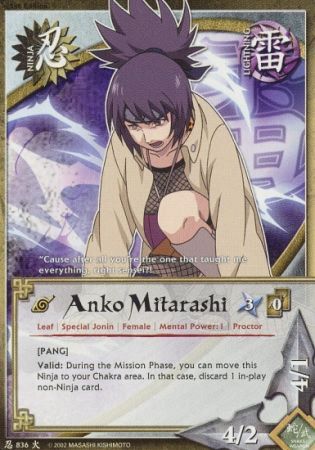 Anko Mitarashi 836 Common Naruto Will of Fire Anko Mitarashi 836 Common Naruto Will of Fire