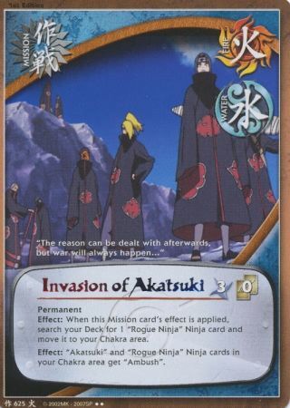 Invasion of Akatsuki 625 Rare Invasion of Akatsuki 625 Rare