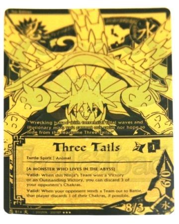 Three Tails Black Gold 814 Super Rare Three Tails Black Gold 814 Super Rare