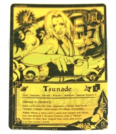 Tsunade Black Gold 843 Super Rare Tsunade Black Gold 843 Super Rare