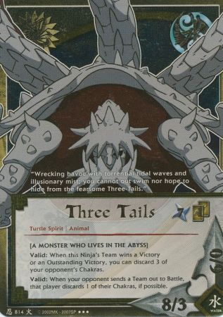 Three Tails A Monster Who Lives In The Abyss 814 Super Rare Three Tails A Monster Who Lives In The Abyss 814 Super Rare