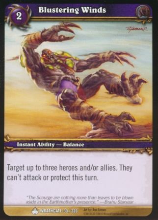 Blustering Winds 30 220 Common WoW Wrathgate Blustering Winds 30 220 Common WoW Wrathgate