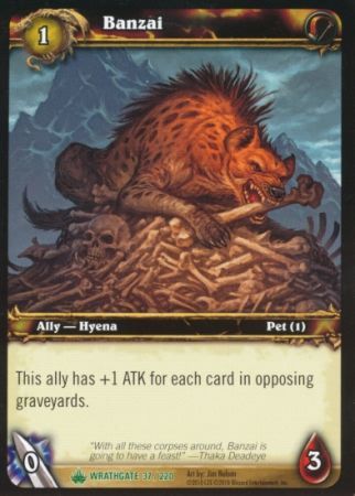 Banzai 37 220 Uncommon WoW Wrathgate Banzai 37 220 Uncommon WoW Wrathgate