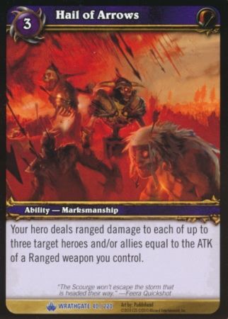 Hail of Arrows 40 220 Rare WoW Wrathgate Hail of Arrows 40 220 Rare WoW Wrathgate