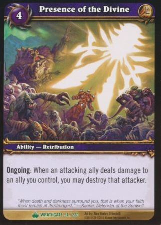 Presence of the Divine 54 220 Uncommon WoW Wrathgate Presence of the Divine 54 220 Uncommon WoW Wrathgate