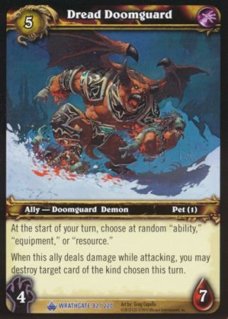Dread Doomguard 82 220 Rare Dread Doomguard 82 220 Rare