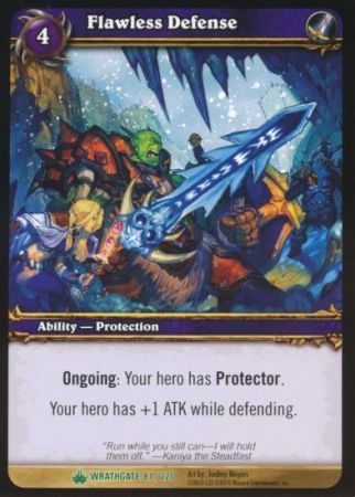 Flawless Defense 87 220 Uncommon WoW Wrathgate Flawless Defense 87 220 Uncommon WoW Wrathgate