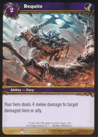 Requite 91 220 Common WoW Wrathgate Requite 91 220 Common WoW Wrathgate