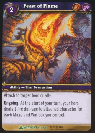 Feast of Flame 94 220 Uncommon WoW Wrathgate Feast of Flame 94 220 Uncommon WoW Wrathgate