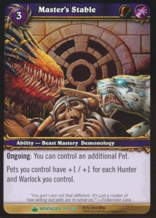 Master s Stable 99 220 Uncommon WoW Wrathgate Master s Stable 99 220 Uncommon WoW Wrathgate
