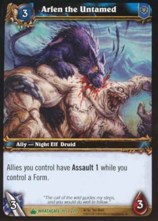 Arlen the Untamed 105 220 Uncommon WoW Wrathgate Arlen the Untamed 105 220 Uncommon WoW Wrathgate
