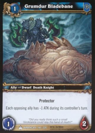 Grumdur Bladebane 114 220 Common WoW Wrathgate Grumdur Bladebane 114 220 Common WoW Wrathgate