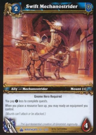 Swift Mechanostrider 127 220 Rare WoW Wrathgate Swift Mechanostrider 127 220 Rare WoW Wrathgate